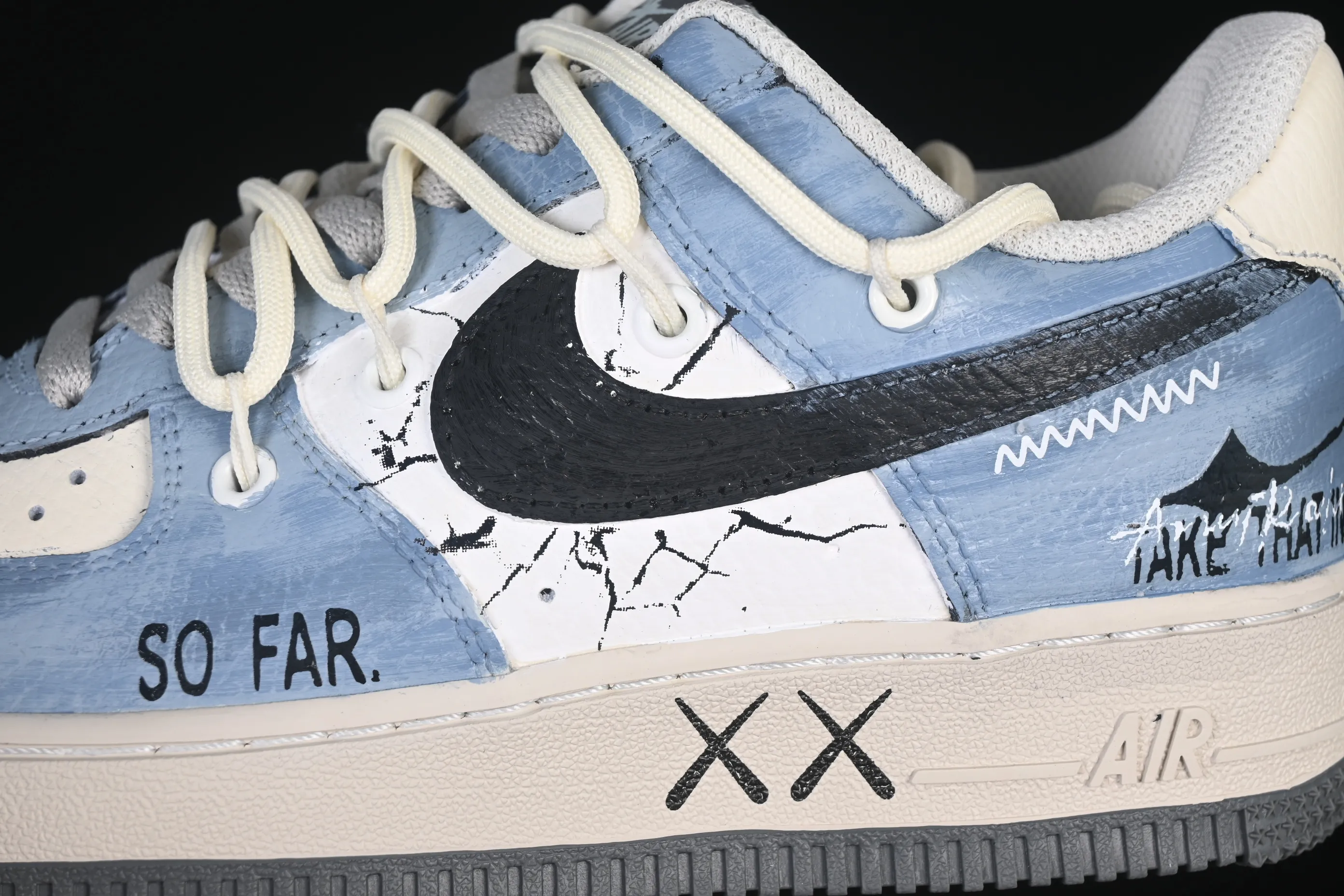 All Categories Nk Air Force 1 Air Force Series Nk Air Force 1 Low Air Force Low Nike Air Force 1'07 Low "The Age of Cracks" Hand-painted Graffiti Age of Cracks Air Force One Low-top Casual Sports Shoes KS6896-555